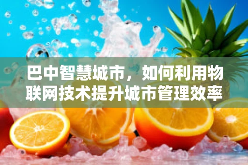 巴中智慧城市，如何利用物联网技术提升城市管理效率？