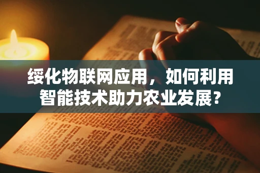 绥化物联网应用，如何利用智能技术助力农业发展？