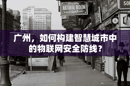 广州，如何构建智慧城市中的物联网安全防线？