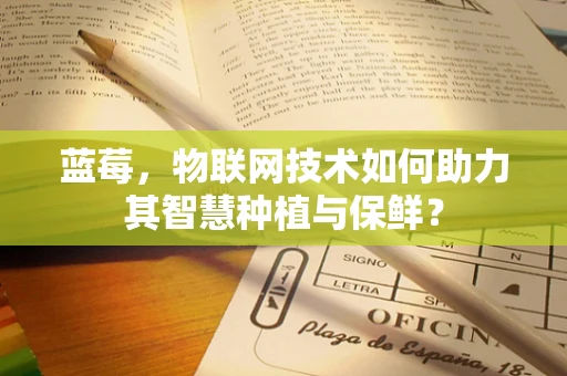 蓝莓，物联网技术如何助力其智慧种植与保鲜？
