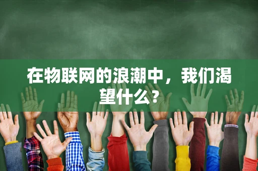 在物联网的浪潮中，我们渴望什么？