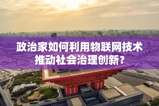 政治家如何利用物联网技术推动社会治理创新？