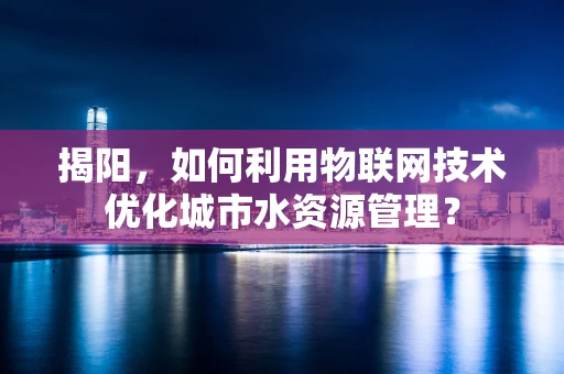 揭阳，如何利用物联网技术优化城市水资源管理？
