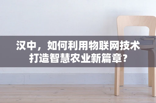 汉中，如何利用物联网技术打造智慧农业新篇章？