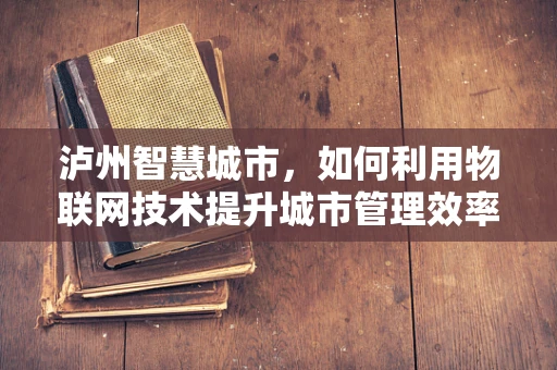 泸州智慧城市，如何利用物联网技术提升城市管理效率？