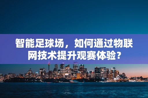 智能足球场，如何通过物联网技术提升观赛体验？