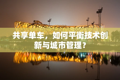 共享单车，如何平衡技术创新与城市管理？