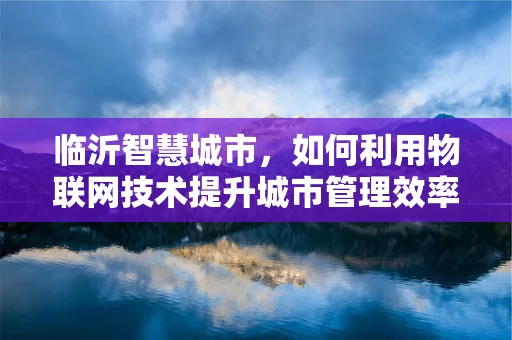 临沂智慧城市，如何利用物联网技术提升城市管理效率？