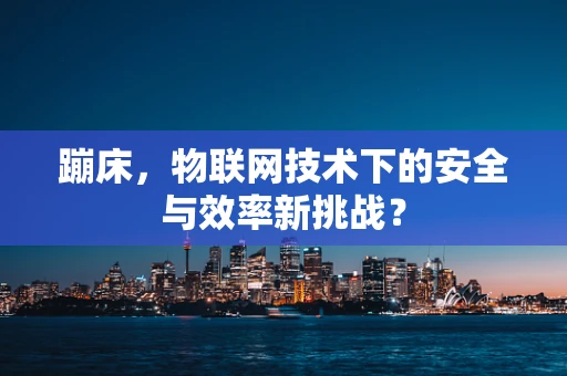 蹦床，物联网技术下的安全与效率新挑战？