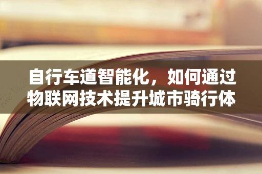 自行车道智能化，如何通过物联网技术提升城市骑行体验？