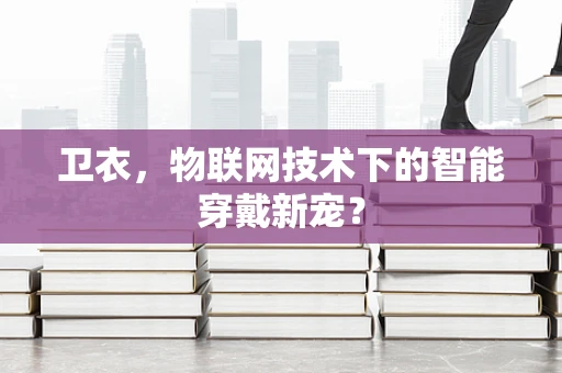 卫衣，物联网技术下的智能穿戴新宠？