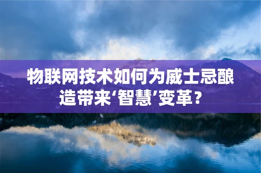 物联网技术如何为威士忌酿造带来‘智慧’变革？