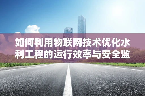 如何利用物联网技术优化水利工程的运行效率与安全监控？