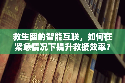 救生艇的智能互联，如何在紧急情况下提升救援效率？