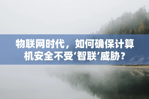 物联网时代，如何确保计算机安全不受‘智联’威胁？