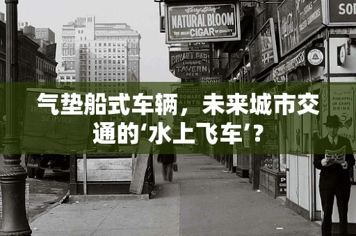 气垫船式车辆，未来城市交通的‘水上飞车’？