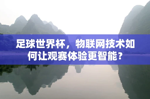 足球世界杯，物联网技术如何让观赛体验更智能？