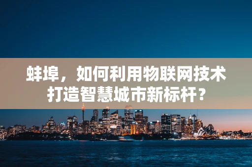 蚌埠，如何利用物联网技术打造智慧城市新标杆？