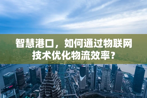 智慧港口，如何通过物联网技术优化物流效率？