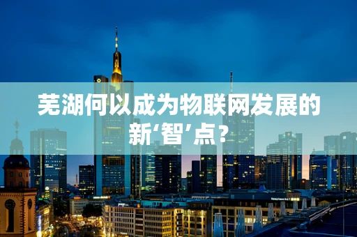 芜湖何以成为物联网发展的新‘智’点？