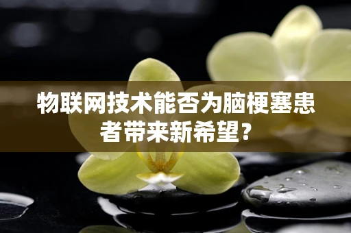 物联网技术能否为脑梗塞患者带来新希望？