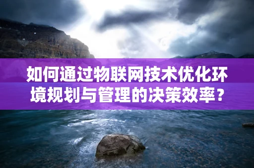 如何通过物联网技术优化环境规划与管理的决策效率？