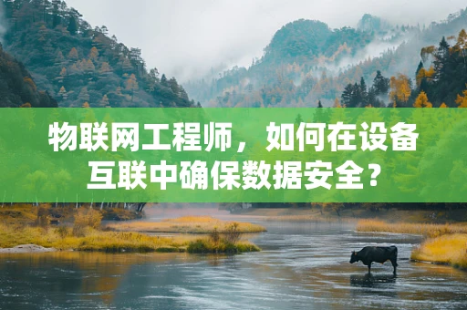 物联网工程师，如何在设备互联中确保数据安全？