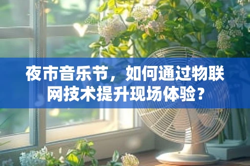 夜市音乐节，如何通过物联网技术提升现场体验？