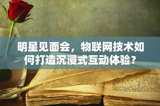 明星见面会，物联网技术如何打造沉浸式互动体验？