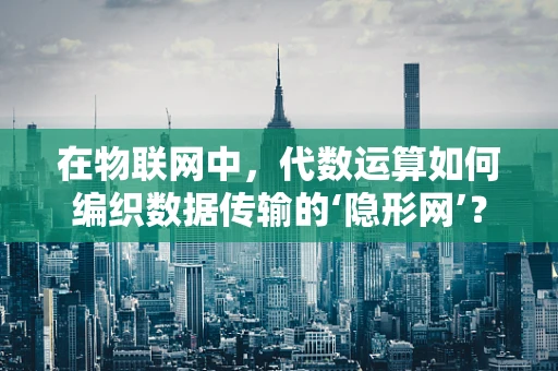 在物联网中，代数运算如何编织数据传输的‘隐形网’？