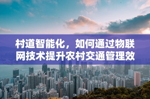 村道智能化，如何通过物联网技术提升农村交通管理效率？