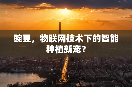 豌豆，物联网技术下的智能种植新宠？