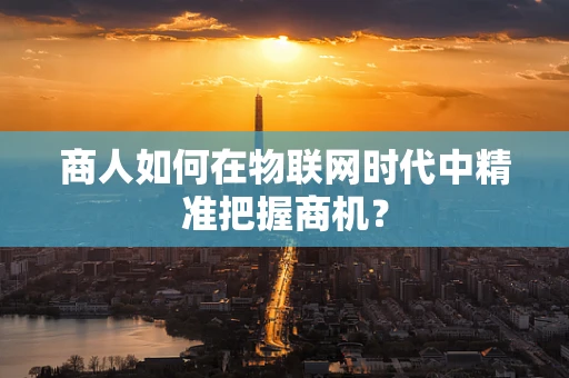 商人如何在物联网时代中精准把握商机？