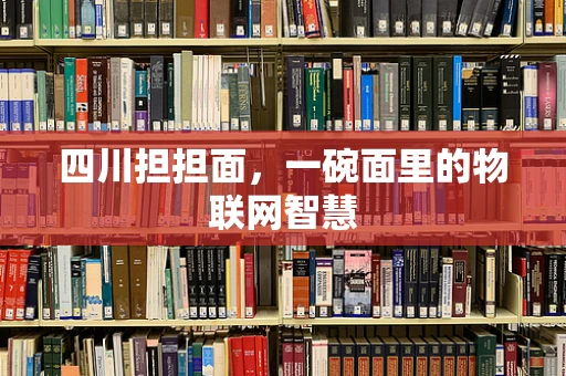 四川担担面，一碗面里的物联网智慧