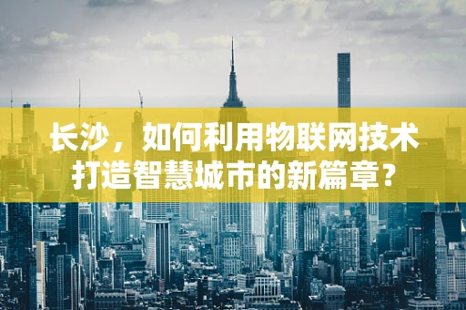长沙，如何利用物联网技术打造智慧城市的新篇章？