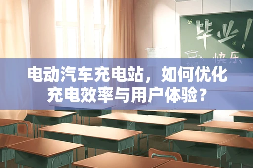 电动汽车充电站，如何优化充电效率与用户体验？