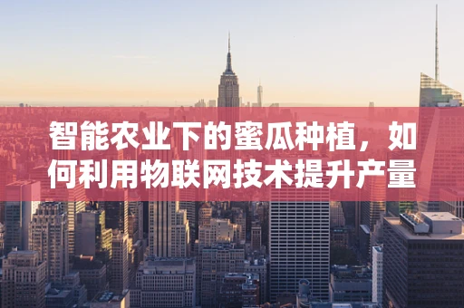 智能农业下的蜜瓜种植，如何利用物联网技术提升产量与品质？