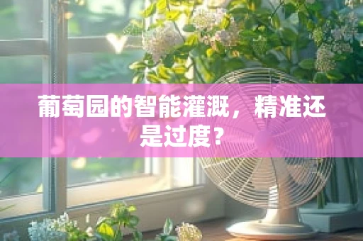 葡萄园的智能灌溉，精准还是过度？