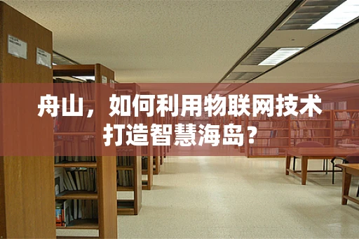舟山，如何利用物联网技术打造智慧海岛？