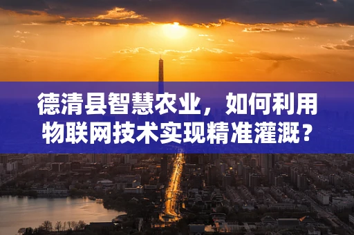 德清县智慧农业，如何利用物联网技术实现精准灌溉？