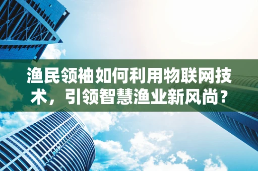 渔民领袖如何利用物联网技术，引领智慧渔业新风尚？