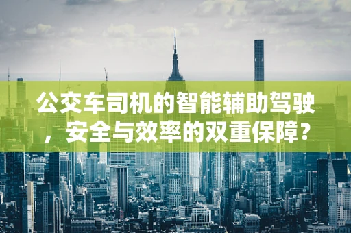 公交车司机的智能辅助驾驶，安全与效率的双重保障？