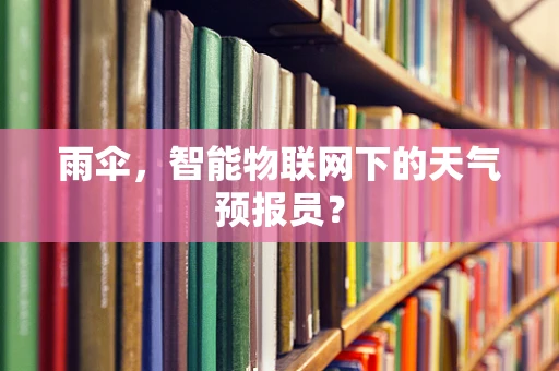 雨伞，智能物联网下的天气预报员？