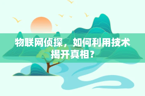 物联网侦探，如何利用技术揭开真相？
