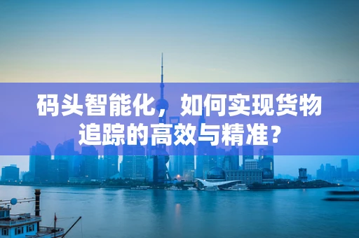 码头智能化，如何实现货物追踪的高效与精准？