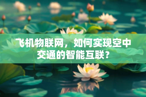飞机物联网，如何实现空中交通的智能互联？