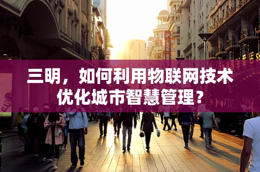 三明，如何利用物联网技术优化城市智慧管理？
