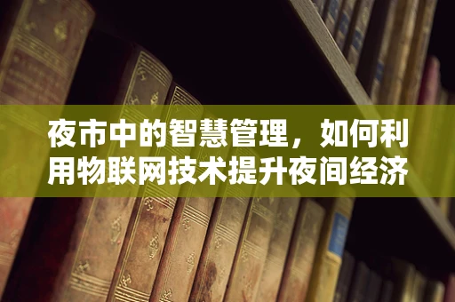 夜市中的智慧管理，如何利用物联网技术提升夜间经济活力？