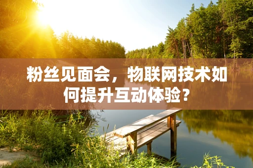 粉丝见面会，物联网技术如何提升互动体验？
