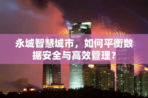永城智慧城市，如何平衡数据安全与高效管理？